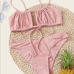 Pink + blue swim sets